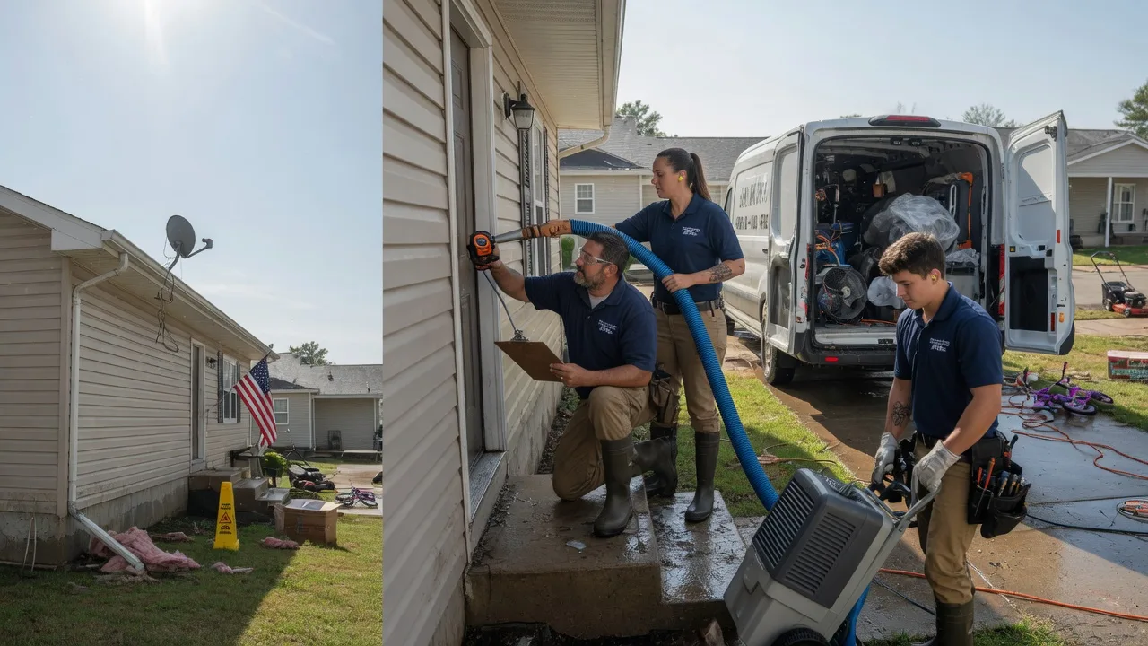 Ceiling Water Damage Restoration in Newport, ME near me